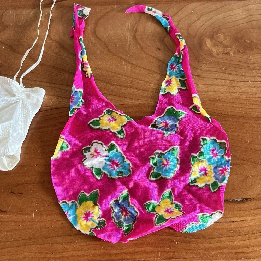 Vintage 1987 Island Fun Barbie Swimsuit‎  & Wrap Skirt & Island Fun Ken Shorts